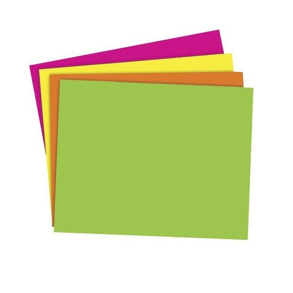 School Smart POSTER BOARD NEON 11X14 PACK OF 25 PK PMMK0410625-5987